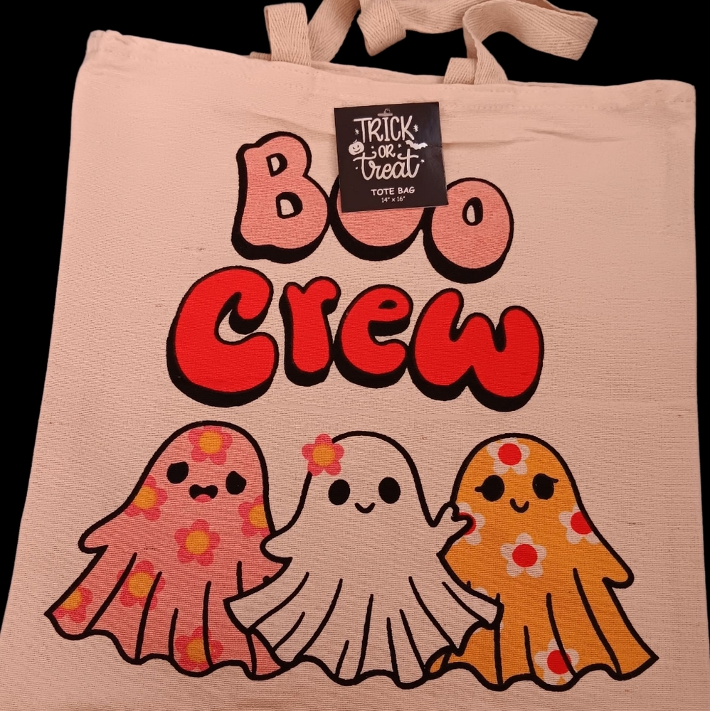 Boo Crew Trick or Treat Tote Bag